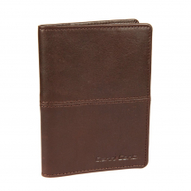 1137455E dark brown Обложка для паспорта Gianni Conti#E