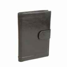 708457 black Портмоне с обложкой для паспорта Gianni Conti#E