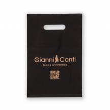 Подарочный пакет S Черный Gianni Conti#E