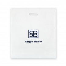 Подарочный пакет L Белый Sergio Belotti#E