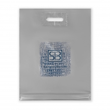 Подарочный пакет L Серебро Sergio Belotti#E