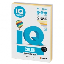Бумага цветная IQ color, А4, 80 г/м2, 250 л., (5 цветов х 50 листов), микс тренд, RB03#S
