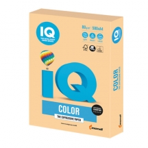 Бумага цветная IQ color, А4, 80 г/м2, 500 л., тренд, золотистая, GO22#S