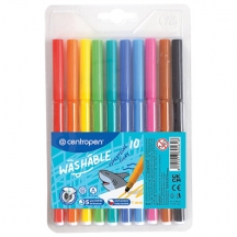 ���������� 10 ������ CENTROPEN "Washable", ���������, ������������� ��������, 7790/10TP, 777901085, 5��.#S