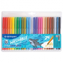 ���������� 24 ����� CENTROPEN "Washable", ���������, ������������� ��������, 7790/24TP, 777902485, 2��.#S