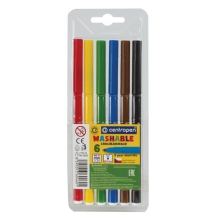 ���������� 6 ������ CENTROPEN "Washable", ���������, ������������� ��������, 7790/6TP, 777900685, 8��.#S
