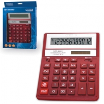 Калькулятор настольный CITIZEN SDC-888ХRD (203х158 мм), 12 разрядов, двойное питание, КРАСНЫЙ#S