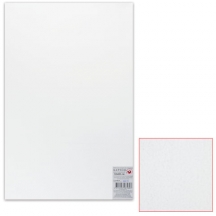 Картон белый грунтованный для живописи, 50х80 см, двусторонний, толщина 2 мм, акриловый грунт, 5шт.#S