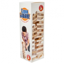 Игра настольная Башня "Сорви Башню", неокрашенные деревянные блоки, 10 КОРОЛЕВСТВО, 1506#S