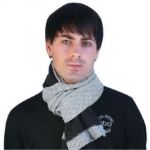 шарф (черный/черный) M1006##
