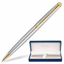 ����� ���������� ��������� WATERMAN "Hemisphere Stainless Steel GT", ����������� ������, ������������ ������, �����, S0920370#S