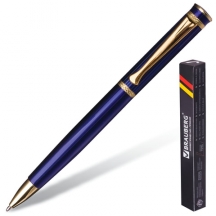 Ручка подарочная шариковая BRAUBERG "Perfect Blue", корпус синий, узел 1 мм, линия письма 0,7 мм, синяя, 141415, 2шт.#S