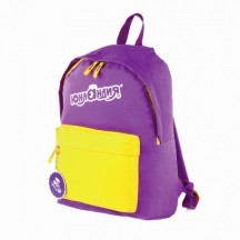 Рюкзак ЮНЛАНДИЯ с брелоком, универсальный, фиолетовый, 44х30х14 см, 227955#S