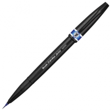 Ручка-кисть PENTEL (Япония) "Brush Sign Pen Artist", линия письма 0,5-5 мм, синяя, SESF30C-C, 2шт.#S