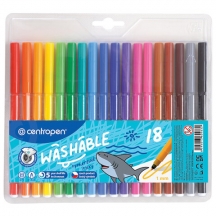 ���������� 18 ������ CENTROPEN "Washable", ���������, ������������� ��������, 7790/18TP, 777901885, 3��.#S