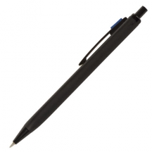 Ручка подарочная шариковая BRAUBERG "Tono", СИНЯЯ, корпус черный, синие детали, линия письма 0,5 мм, 143489, 2шт.#S