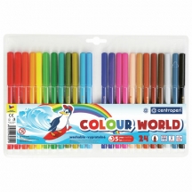 ���������� 24 ����� CENTROPEN "Colour World", �����������, ���������, ������������� ��������, 7550/24TP, 775502484, 2��.#S