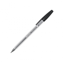 Ручка шариковая BRAUBERG "M-500 CLASSIC", ЧЕРНАЯ, корпус прозрачный, узел 0,7 мм, линия письма 0,35 мм, 143445, 50шт.#S