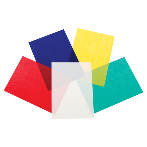 Бумага копировальная (копирка) 5 цветов х 10 листов (синяя белая красная желтая зеленая), BRAUBERG ART, 112405, 3шт.#S