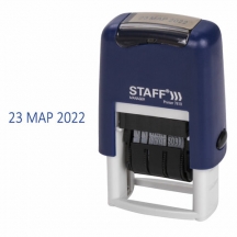 Датер-мини STAFF, месяц буквами, оттиск 22х4 мм, "Printer 7810", 237432, 2шт.#S