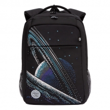 рюкзак школьный (черный-цветной) RB-256-1##