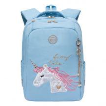 рюкзак школьный (голубой) RG-266-2##