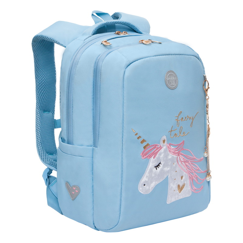 рюкзак школьный (голубой) RG-266-2##