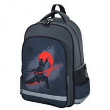 Рюкзак ПИФАГОР SCHOOL для начальной школы, "Samurai", 38x28х14 см, 270662#S