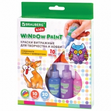 ������ ��������� BRAUBERG KIDS, 10 ����� ������, 10 ��� �� 20 ��, ����� ��������, 191761, 2��.#S