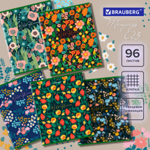  5, 96 ., BRAUBERG, , ,  , "Wild Flowers", 404429, 14.#S