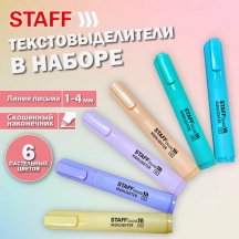   6  , , STAFF College "STICK PASTEL",   1-4 ,  , 152532, 12.#S