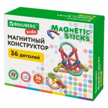   MAGNETIC STICKS, 36  , BRAUBERG KIDS, 665721, 2.#S