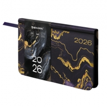 ������������ ������������ 2026 ����� ������ 95�155 ��, �6, BRAUBERG "Vista", ��� ���� "Black marble", 117203, 4��.#S