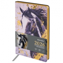 ���������� ������������ 2026 �5 138x213 ��, BRAUBERG "Vista", ��� ����, ������, "Majestic horse", 117448, 2��.#S