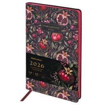 ���������� ������������ 2026 �5 138x213 ��, BRAUBERG "Vista", ��� ����, ������, "Pomegranate", 117449, 2��.#S