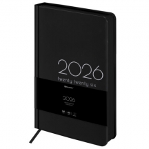 ���������� ������������ 2026 �5 138x213 ��, BRAUBERG "Vista", ��� ����, �������, "Black coal", 117460, 2��.#S