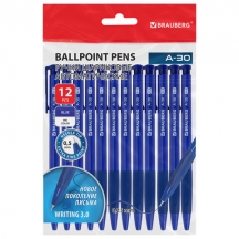 ����� ��������� �������������� BRAUBERG A-30 "WRITING 3.0", �������� 12 ��, �����, ������� ���� 0,5 ��, ����� ������ 0,25 ��, 144340, 6��.#S