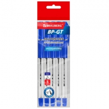 ����� ��������� BRAUBERG BP-GT, ����� 5 ����, �����, ������� ���� 0,7 ��, ����� ������ 0,35 ��, 144509, 6��.#S