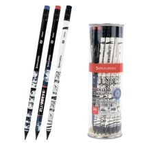 �������� �������������� � ������� BRAUBERG "MANGA", 1 ��., HB, � ��������, ������ �������, 182024, 72��.#S