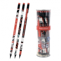 �������� �������������� � ������� BRAUBERG "RED ANIME", 1 ��., HB, � ��������, ������ �������, 182026, 72��.#S