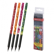 ����� ���������� �������������� � ������� BRAUBERG "JUICY FRUIT", 12 ����, HB, � ��������, ������ �������, 182034, 6��.#S