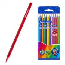 ��������� ������� BRAUBERG, 12 ������, ������� ������, �������� ���-����, ������������, 182067, 12��.#S