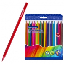 ��������� ������� BRAUBERG, 24 �����, ������� ������, ���-����, ������������, 182068, 6��.#S