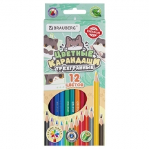 ��������� ������� �����-����� "����� ����", 12 ������, �����������, BRAUBERG, 182109, 12��.#S