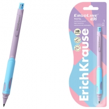 �������� ������������ 2 ��, ERICH KRAUSE "ErgoLine Kids Pastel", HB, � ��������, �������, 63834, 12��.#S