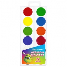 ������ ����������� BRAUBERG "���������", �������, 12 ������, ������� ������, 192641, 12��.#S