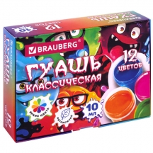 ����� BRAUBERG "���������", 12 ������ �� 10 ��, 192642, 6��.#S