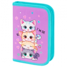 ����� BRAUBERG, 1 ���������, 1 �������� ������, ���������, 21�14 ��, "Funny kittens", 273523, 2��.#S