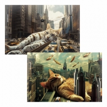 �����-������� � ������� ERICH KRAUSE "Big City Cats", A4, �� 120 ������, ������������, �������, 0,16 ��, 63511, 24��.#S