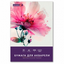 ������ ��� �������� ������� �3 � �����, 20 ������, 200 �/�2, ������� �����, BRAUBERG ART CLASSIC, 116352, 4��.#S